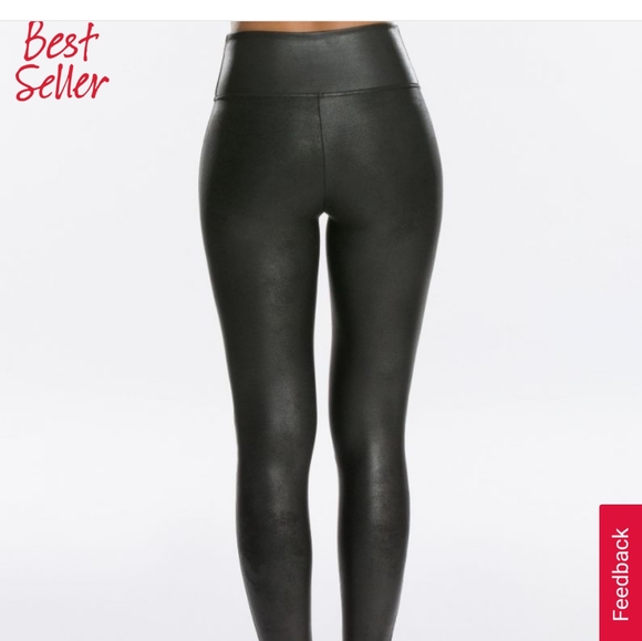 SPANX FAUX LEATHER LEGGING - Picture 2 of 6
